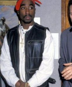 Tupac Shakur Leather Vest