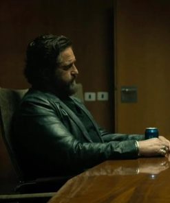 Gerard Butler Leather Blazer