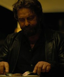 Gerard Butler Leather Blazer