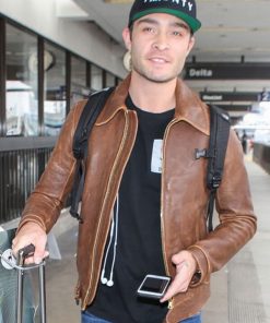 Ed Westwick Bomber Jacket