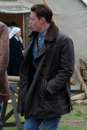 David Ellison Leather Coat