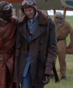 David Ellison Leather Coat