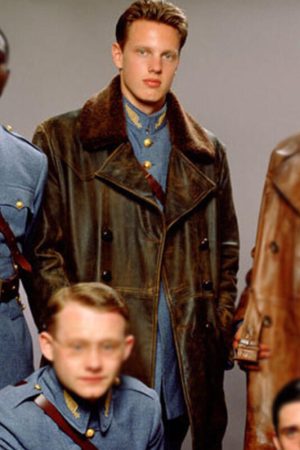 David Ellison Leather Coat
