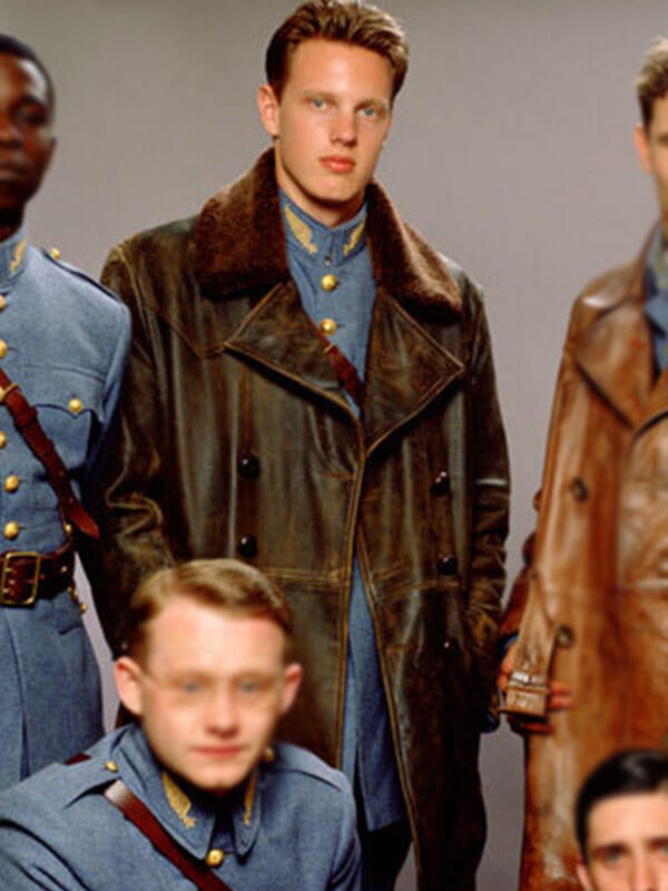 David Ellison Leather Coat