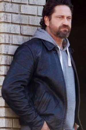 Gerard Butler Black Jacket