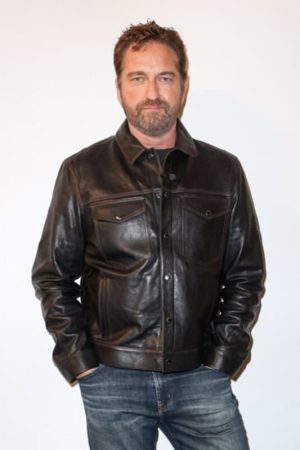 Gerard Butler Black Jacket