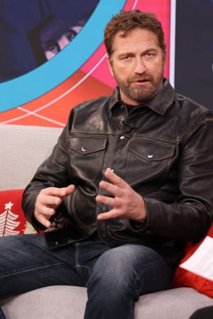 Gerard Butler Black Jacket