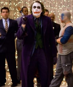 Joker Purple Wool Coat