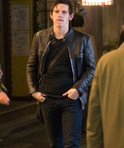 Griffin Black Leather Jacket