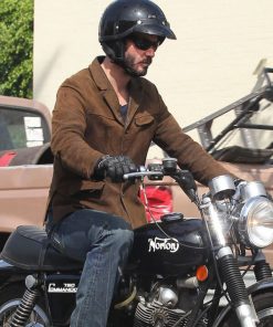 Keanu Reeves Suede Jacket