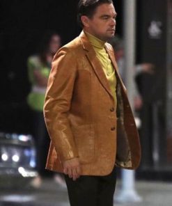 Leonardo DiCaprio Leather Blazer