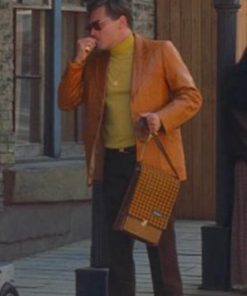 Leonardo DiCaprio Leather Blazer