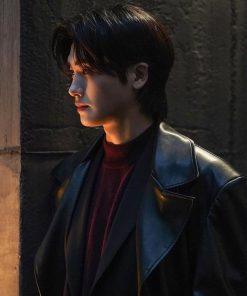 Park Hyung-Sik Leather Coat