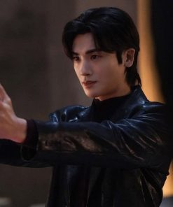 Park Hyung-Sik Leather Coat