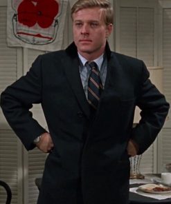 Robert Redford Grey Coat