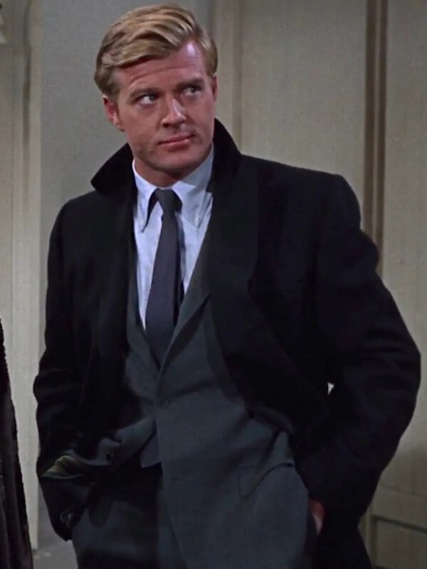 Robert Redford Grey Coat