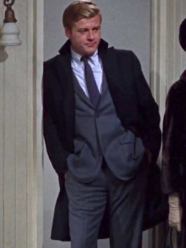 Robert Redford Grey Coat