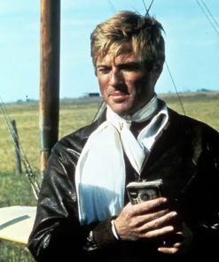 Robert Redford Leather Coat