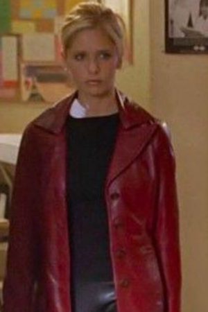 Sarah Michelle Gellar Red Coat