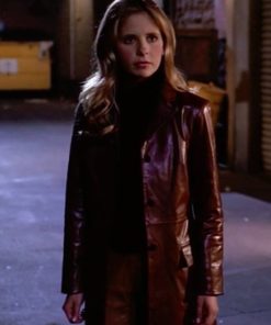 Sarah Michelle Gellar Red Coat