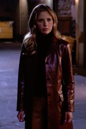 Sarah Michelle Gellar Red Coat