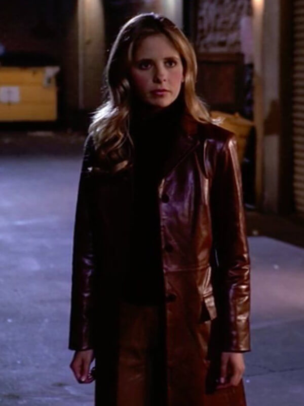 Sarah Michelle Gellar Red Coat