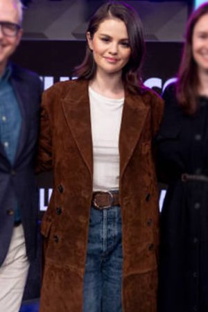 Selena Gomez Suede Jacket