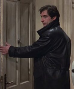 Timothy Dalton Leather Coat