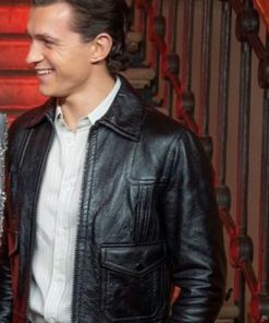 Tom Holland Leather Jacket