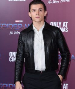 Tom Holland Leather Jacket