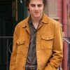Timothée Chalamet Suede Jacket