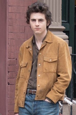 Timothée Chalamet Suede Jacket