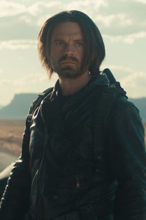 Sebastian Stan Black Jacket