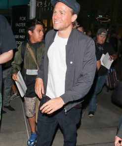 Charlie Hunnam Black Jacket