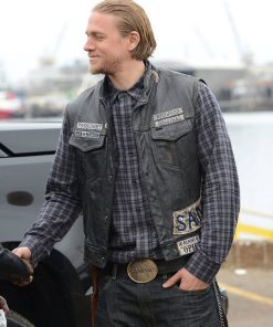 Charlie Hunnam Leather Vest