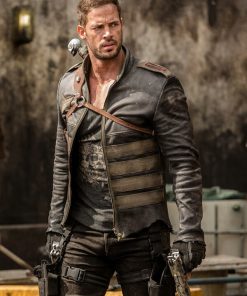 Christian Black Leather Jacket