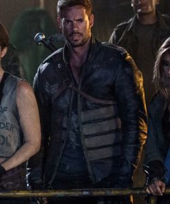Christian Black Leather Jacket