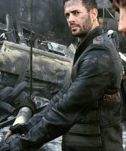 Christian Black Leather Jacket