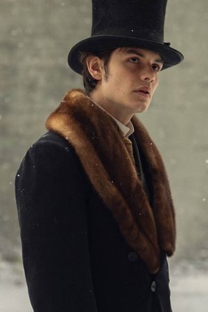 Louis Partridge Shearling Coat