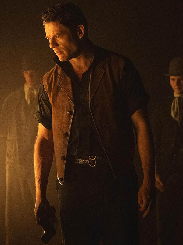 James Norton Leather Vest