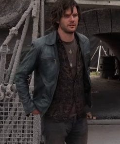 Jeremy Irvine Black Jacket