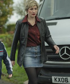 Jodie Whittaker Black Jacket