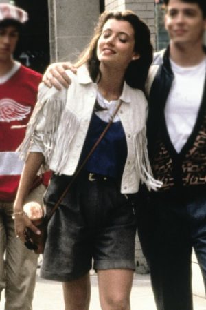 Mia Sara White Jacket