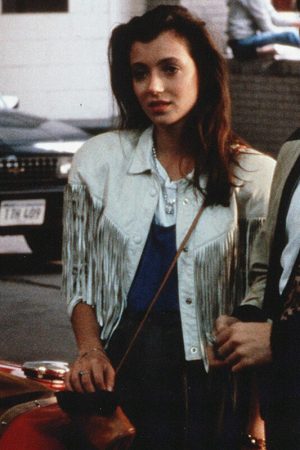 Mia Sara White Jacket