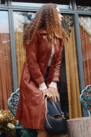 Stacey Embalo Leather Coat