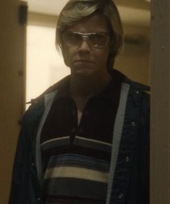 Evan Peters Blue Jacket