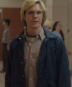 Evan Peters Blue Jacket
