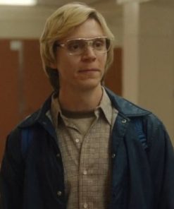Evan Peters Blue Jacket