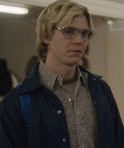 Evan Peters Blue Jacket