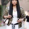 Nicki Minaj Green Bomber Jacket